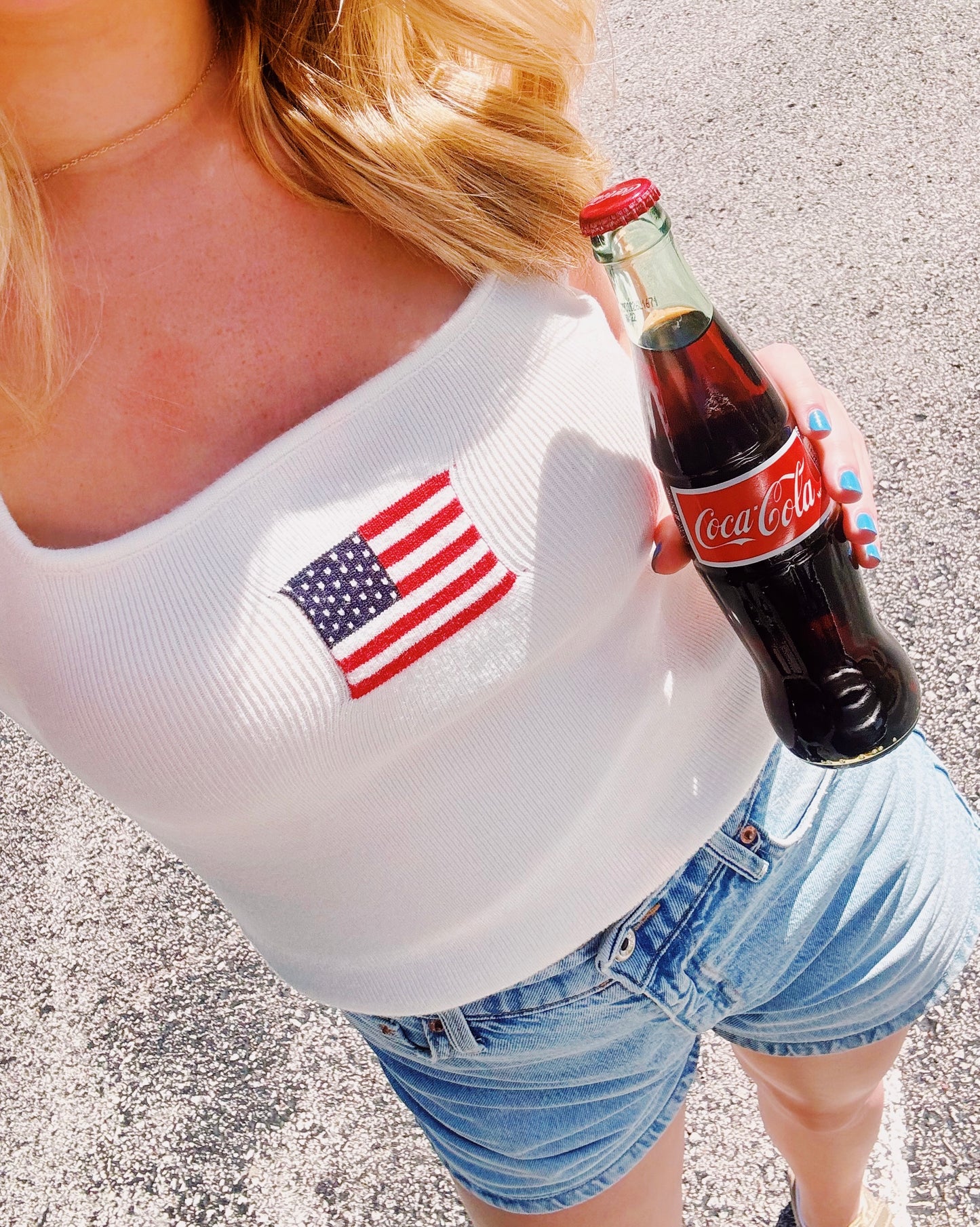 All American Embroidered Tank