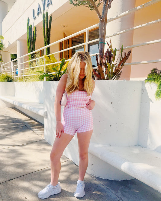 Sweetheart Gingham Set