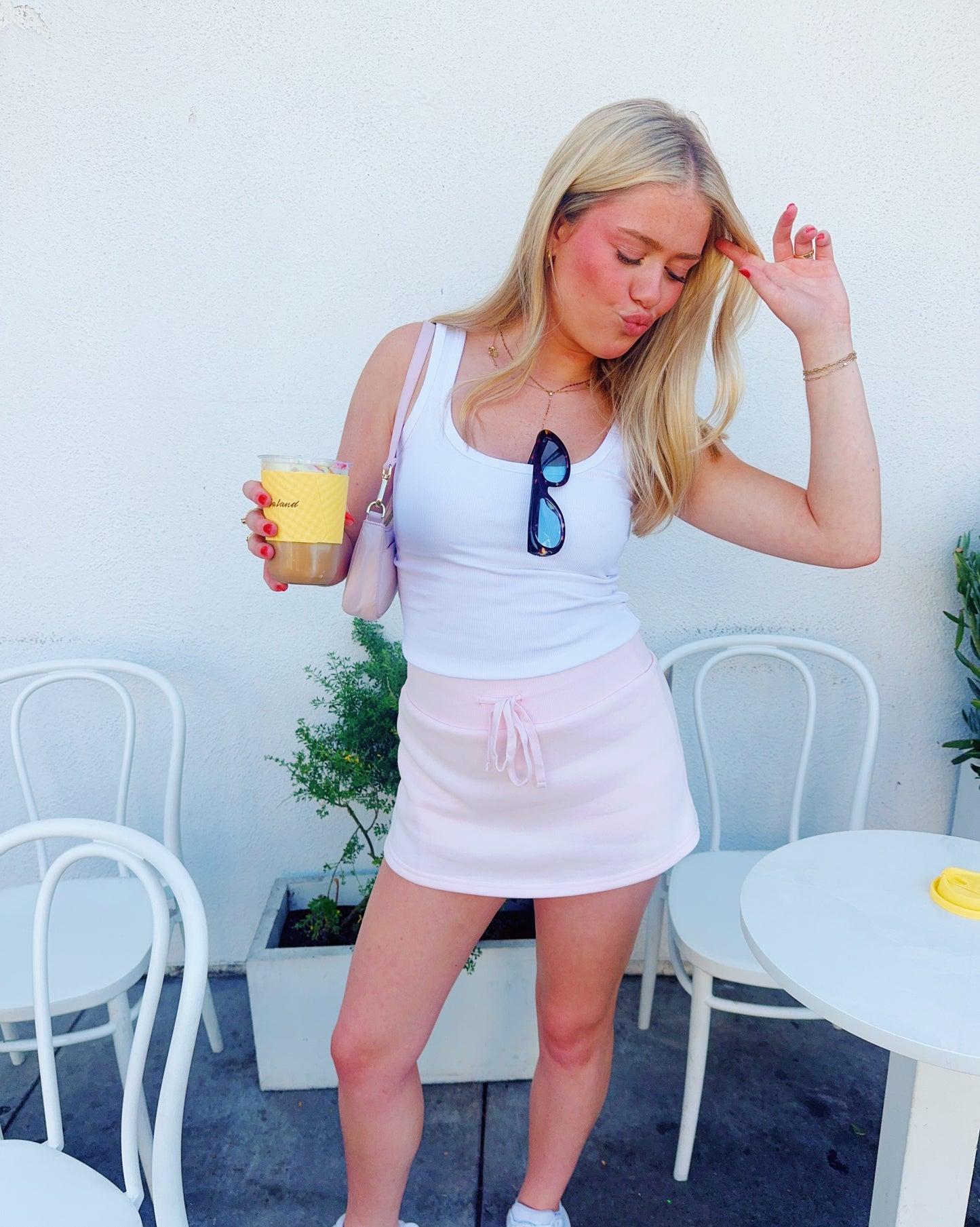 Cloud Lounge Skort (Cotton Candy)