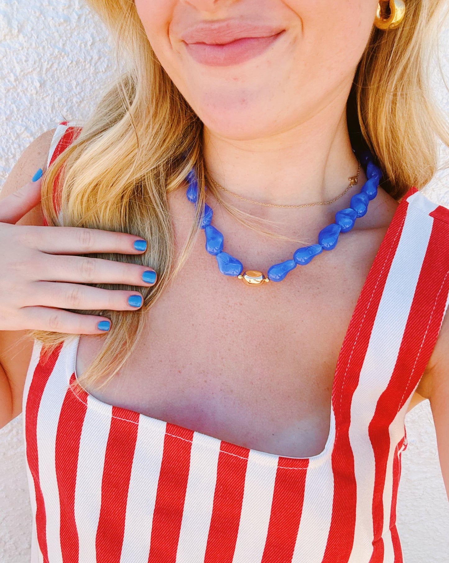Poolside Beaded Necklace