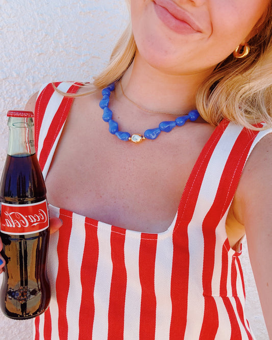 Poolside Beaded Necklace