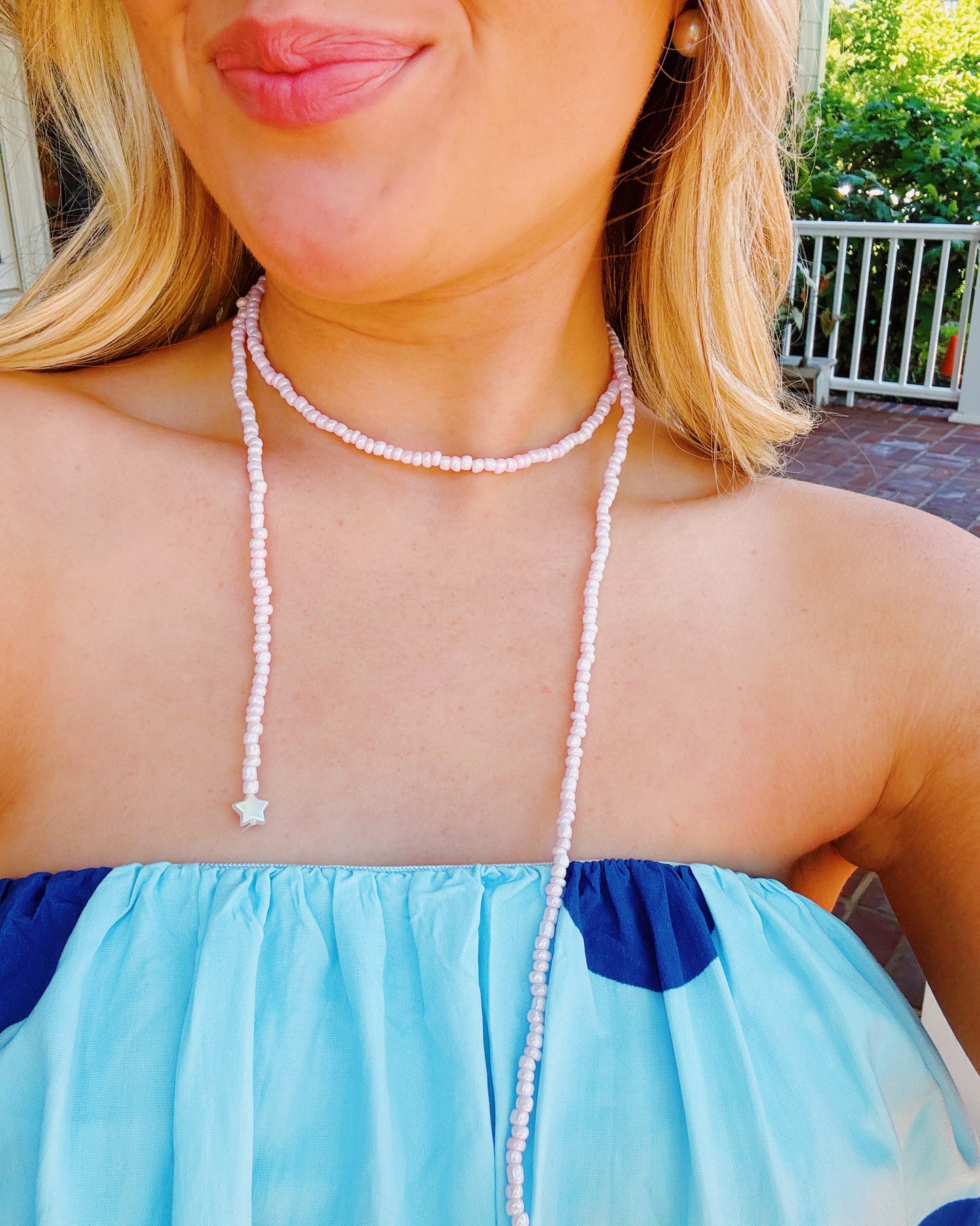 Beaded Wrap Necklace