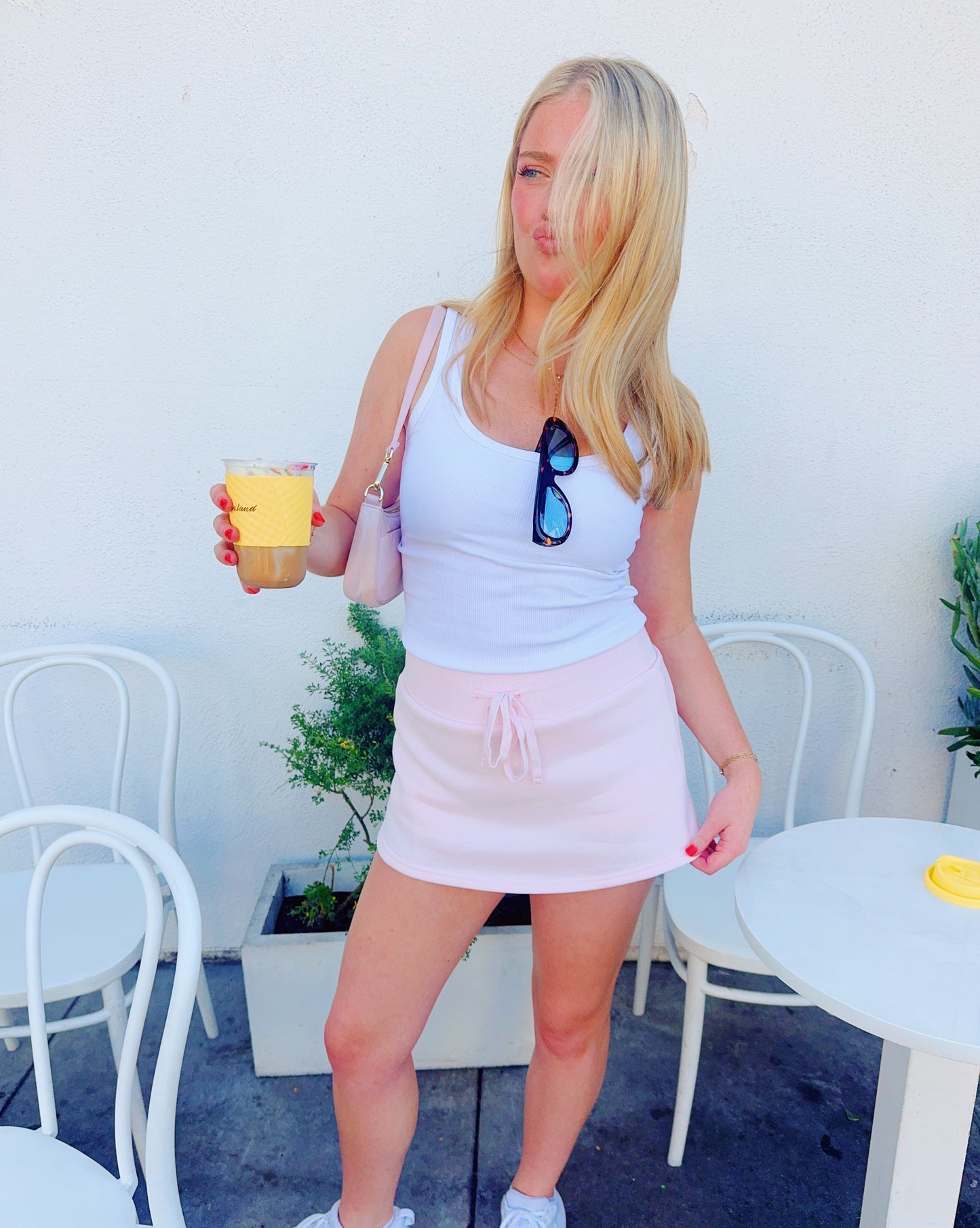 Cloud Lounge Skort (Cotton Candy)
