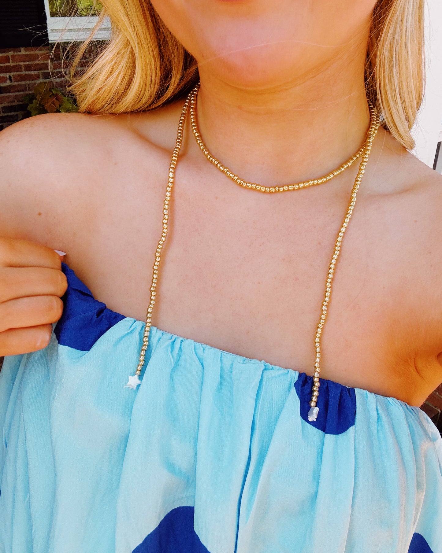 Beaded Wrap Necklace