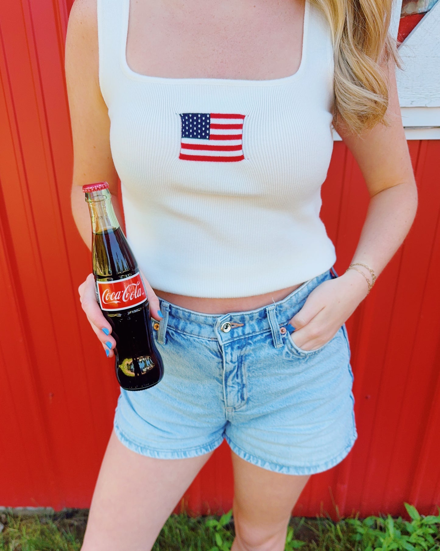 All American Embroidered Tank
