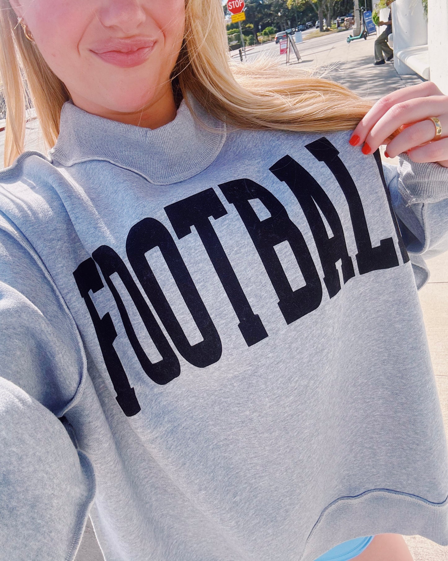 Football + Gameday Reversible Mockneck